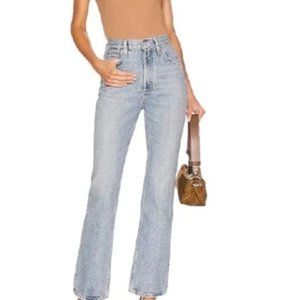 AGOLDE NWT size 34 vintage high rise boot sway denim jeans.